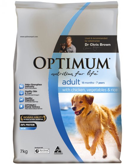 Optimum dog food on 2024 special